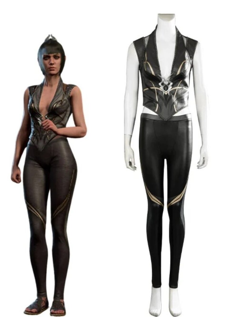 Shadowheart Camp Outfit Cosplay Set - Size M (BG3)